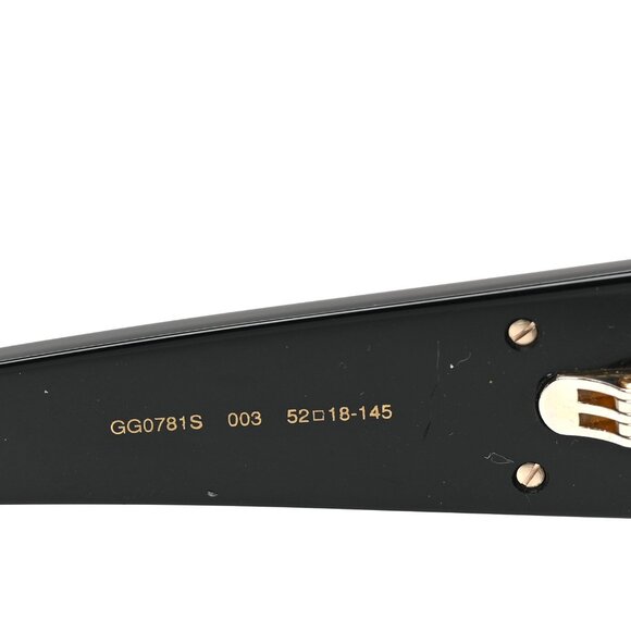 Gucci Cat-Eye Frame Hollywood Forever Crystal Sunglasses GG0781S - Picture 7 of 8